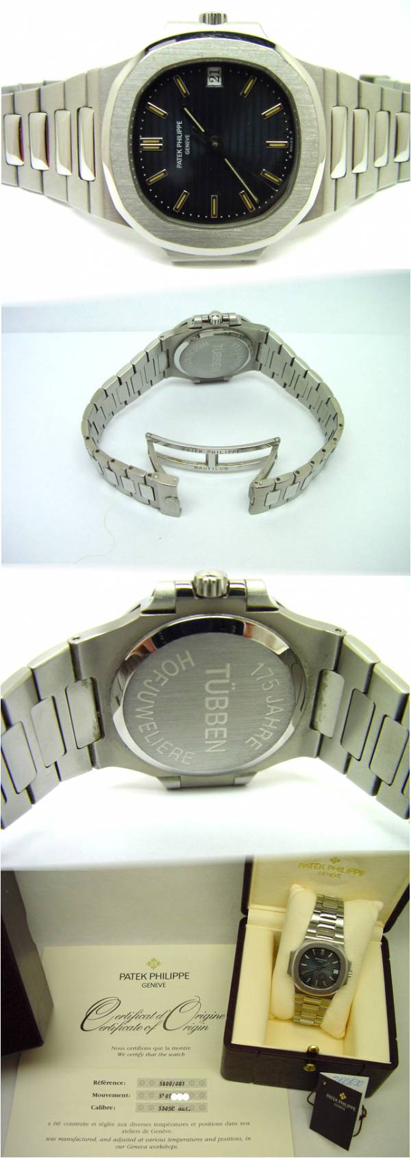 Patek Philippe limited NAUTILUS 3800A 175 Jahre Hofjuwelier TÜBBEN
